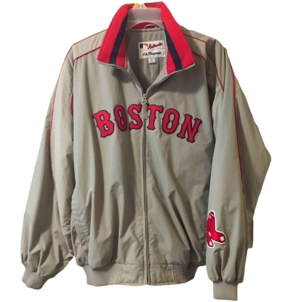 Boston Red Sox Majestic rare gray Therma base coat jacket size XL